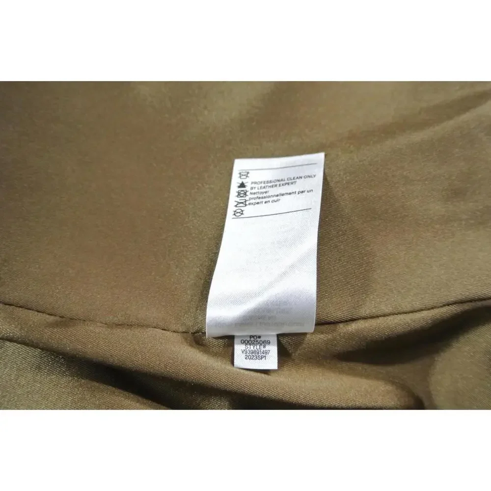 NEW, Vince Straight Fit Leather Blazer in Brown Size 8 #SJ2155 - Picture 8 of 8